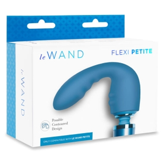 Le Wand Flexi Petite Silicone Attachment with curved, bendable neck