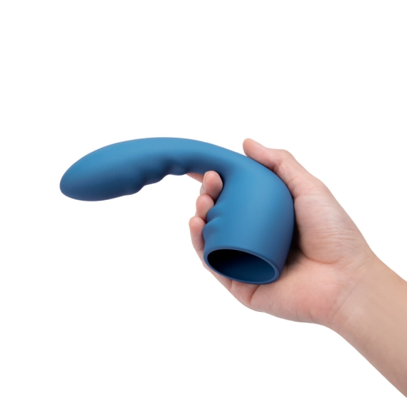 Le Wand Flexi Petite Silicone Attachment with curved, bendable neck