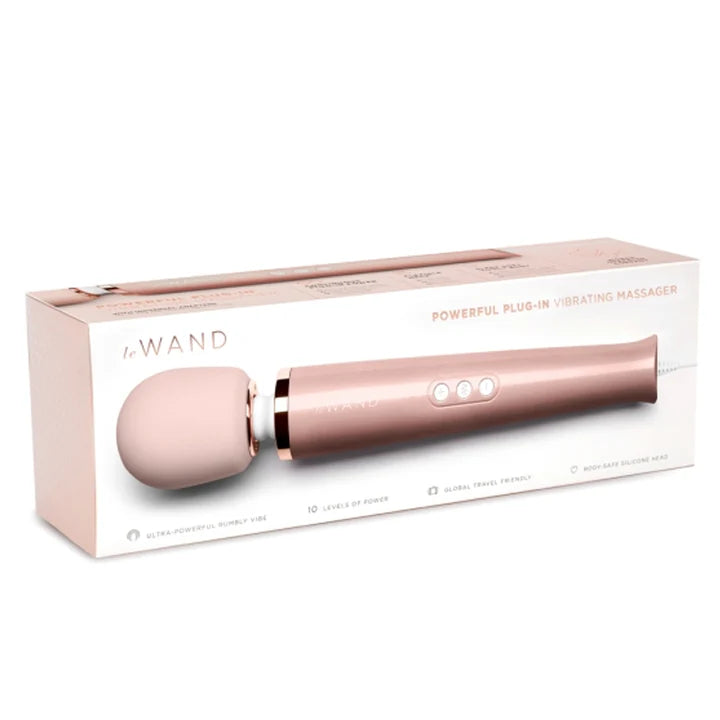 Le Wand Plug-In Vibrating Massager – Unlimited Power, Classic Style