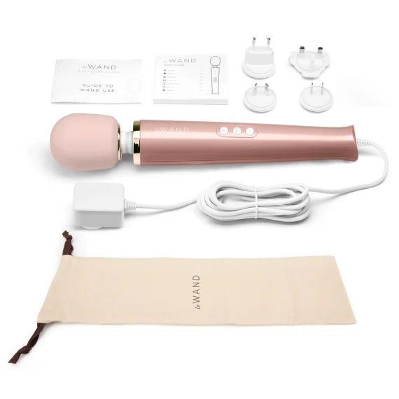 Le Wand Plug-In Vibrating Massager – Unlimited Power, Classic Style