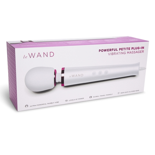 Le Wand Powerful Petite Plug-In Wand with flexible silicone head