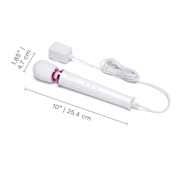 Le Wand Powerful Petite Plug-In Wand with flexible silicone head