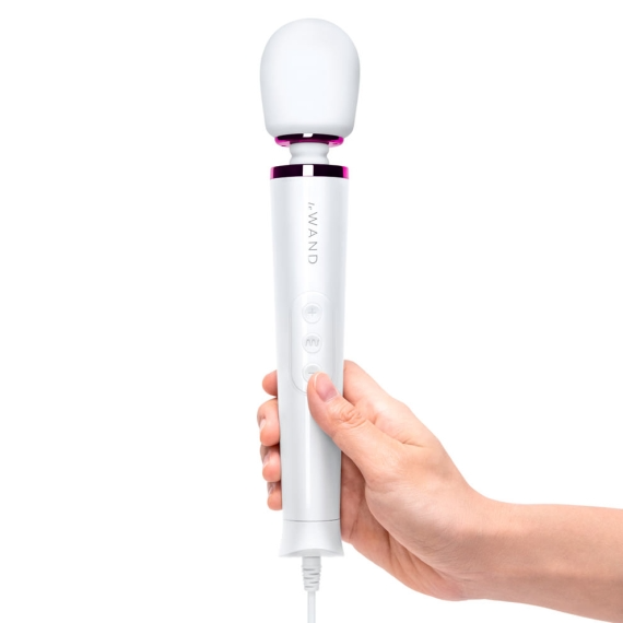 Le Wand Powerful Petite Plug-In Wand with flexible silicone head