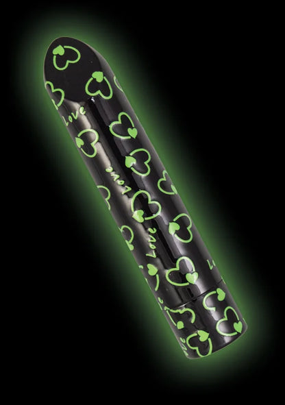 Nasstoys Glow Vibes Sweet Heart – Glow-in-the-Dark Mini Heart Vibrator with 10 Functions
