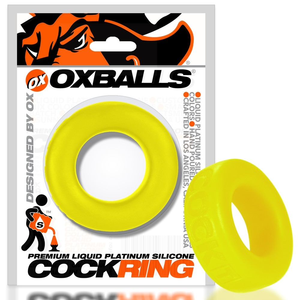 Oxballs Cock-T Cock Ring – soft stretchy platinum silicone cock ring 