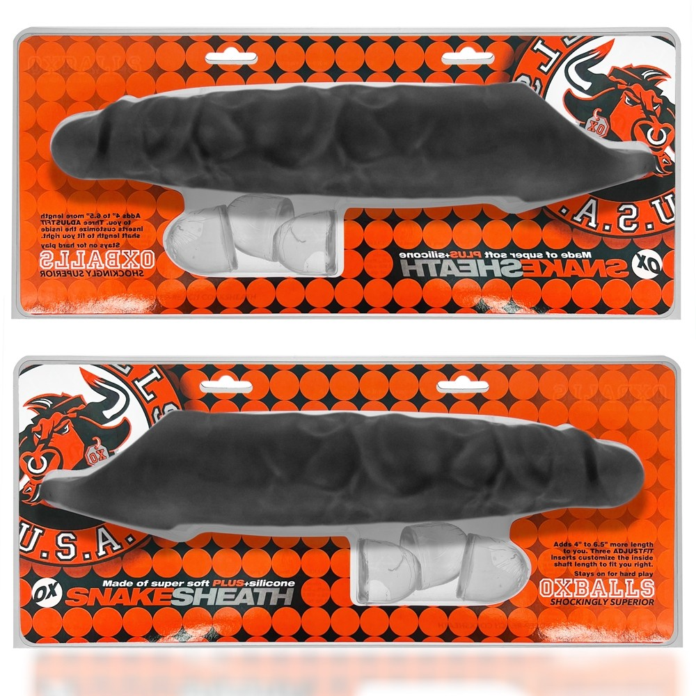 Oxballs Snake 11 Inch Realistic Cocksheath with Veiny Texture and Dual-Ended Design