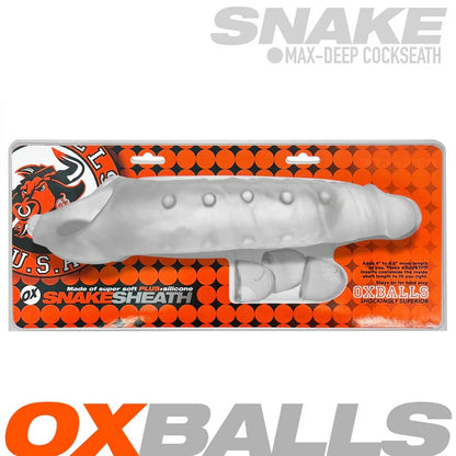 Oxballs Snake 11 Inch Realistic Cocksheath with Veiny Texture and Dual-Ended Design
