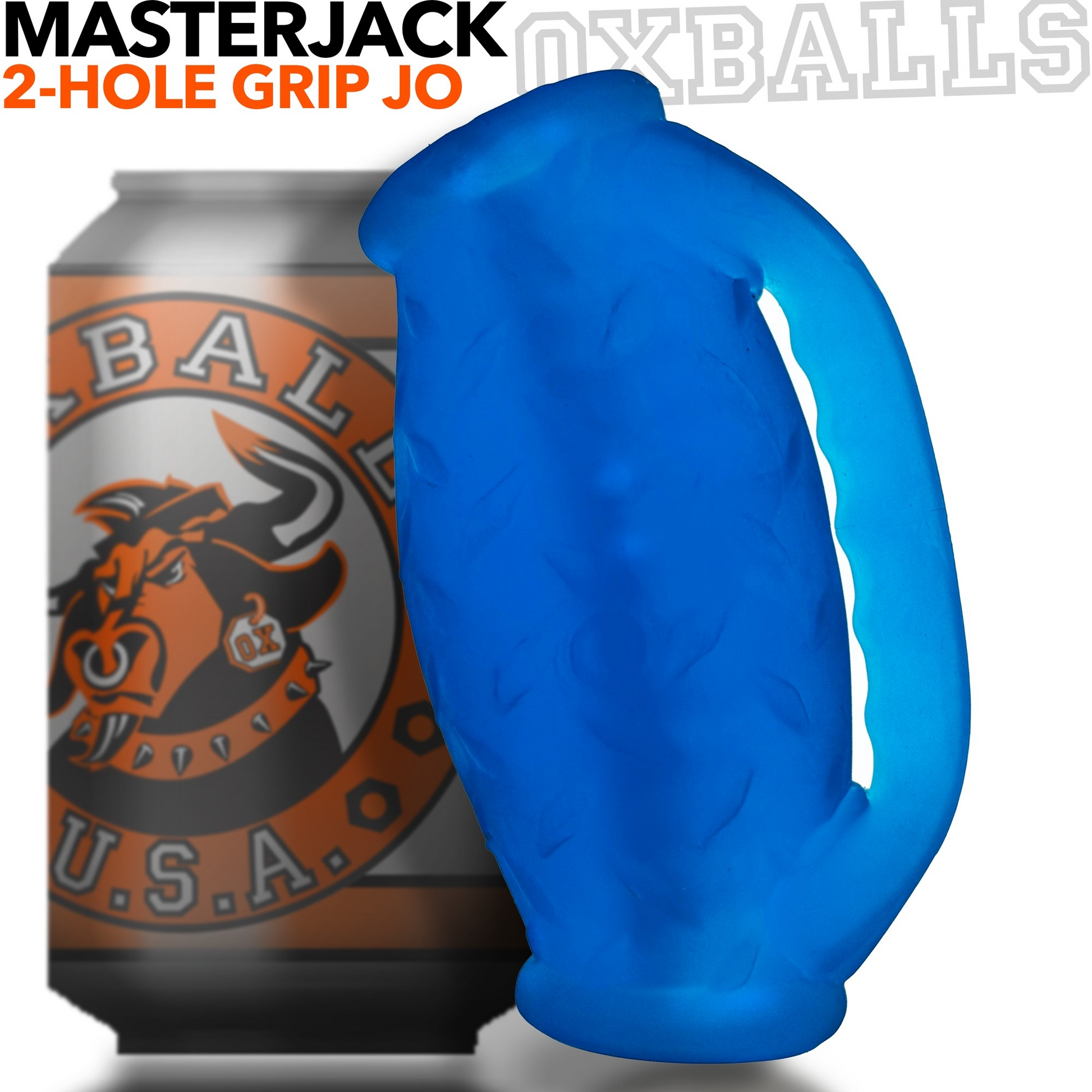 Oxballs Masterjack dual-entry handle grip stroker 