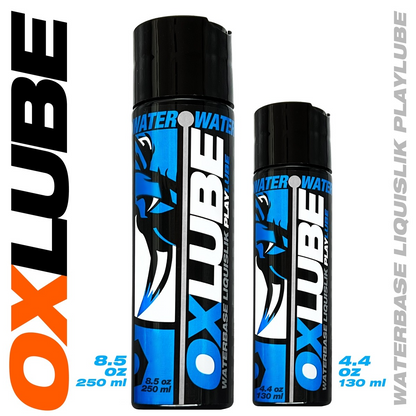 Oxballs Oxlube Waterbase Liquisilk Playlube – 4.4 oz / 8.5 oz
