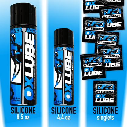 Oxballs Oxlube Waterbase Liquisilk Playlube – 4.4 oz / 8.5 oz