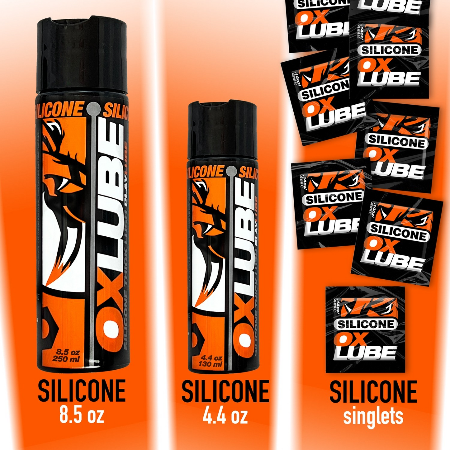 Oxballs Oxlube Silicone Thick Lush Playlube – 4.4 oz / 8.5 oz