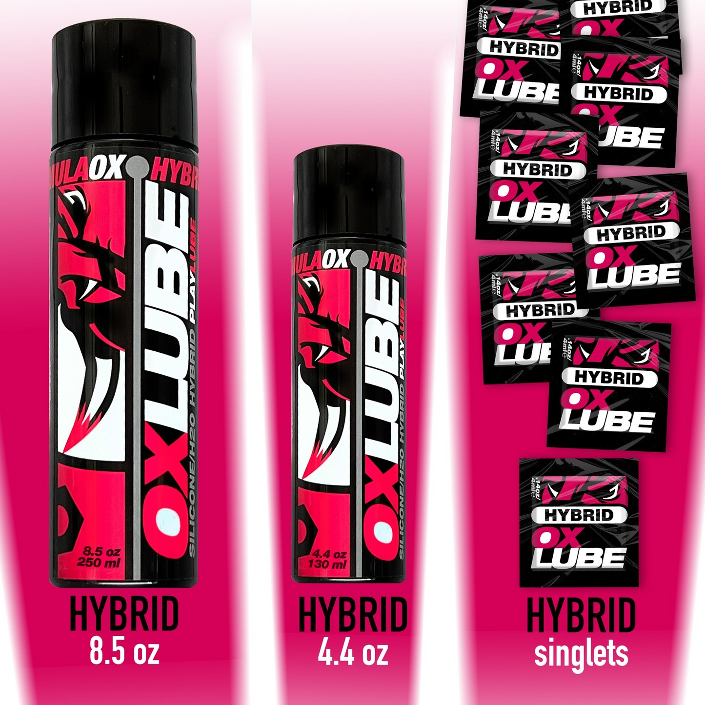 Oxballs Oxlube Hybrid Playlube – 4.4 oz / 8.5 oz