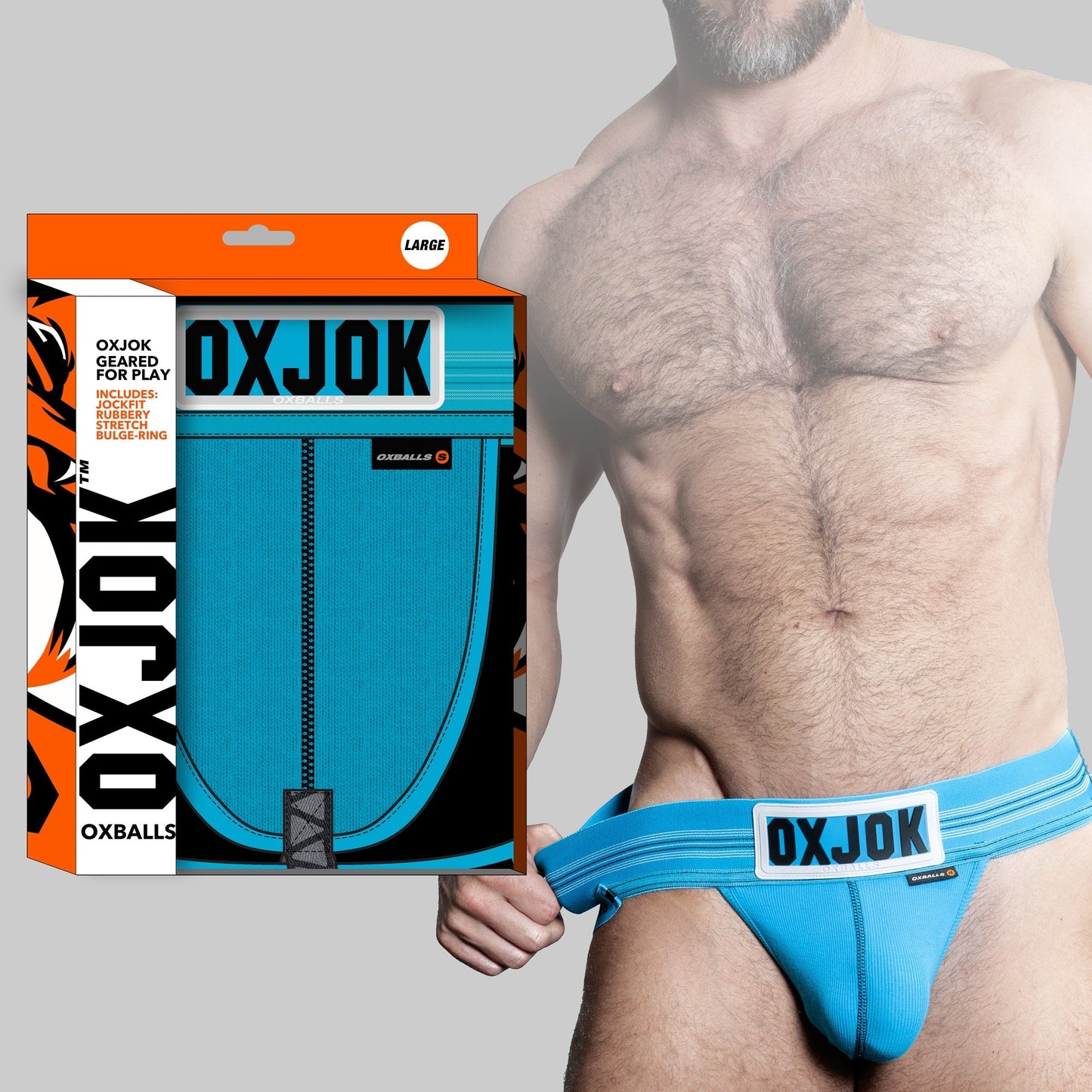 OXBALLS OXJOK Slingjock Upthrust Slider-Strap Jock – Pool