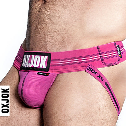 OXBALLS OXJOK Slingjock Upthrust Slider-Strap Jock – Pink Sky