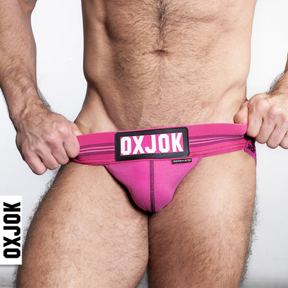 OXBALLS OXJOK Slingjock Upthrust Slider-Strap Jock – Pink Sky
