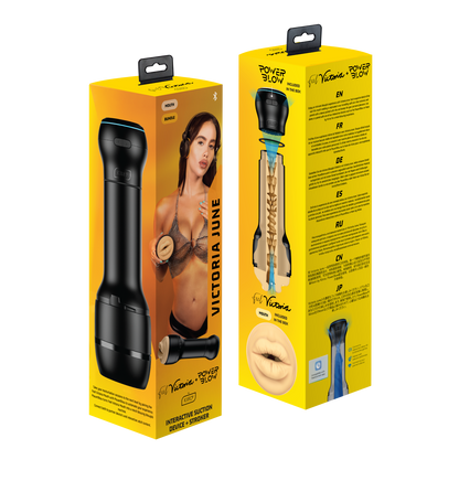 Kiiroo PowerBlow + Feel Victoria June Mouth Combo Set