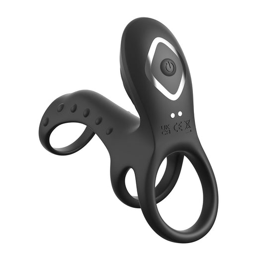Pipedream C-Ringz Ultimate Couples Cage Pro triple-motor vibrating silicone cock ring