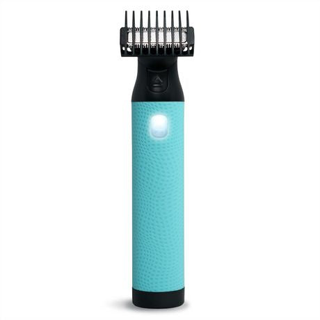 plusOne intimate groomer with pivoting blade and LED light