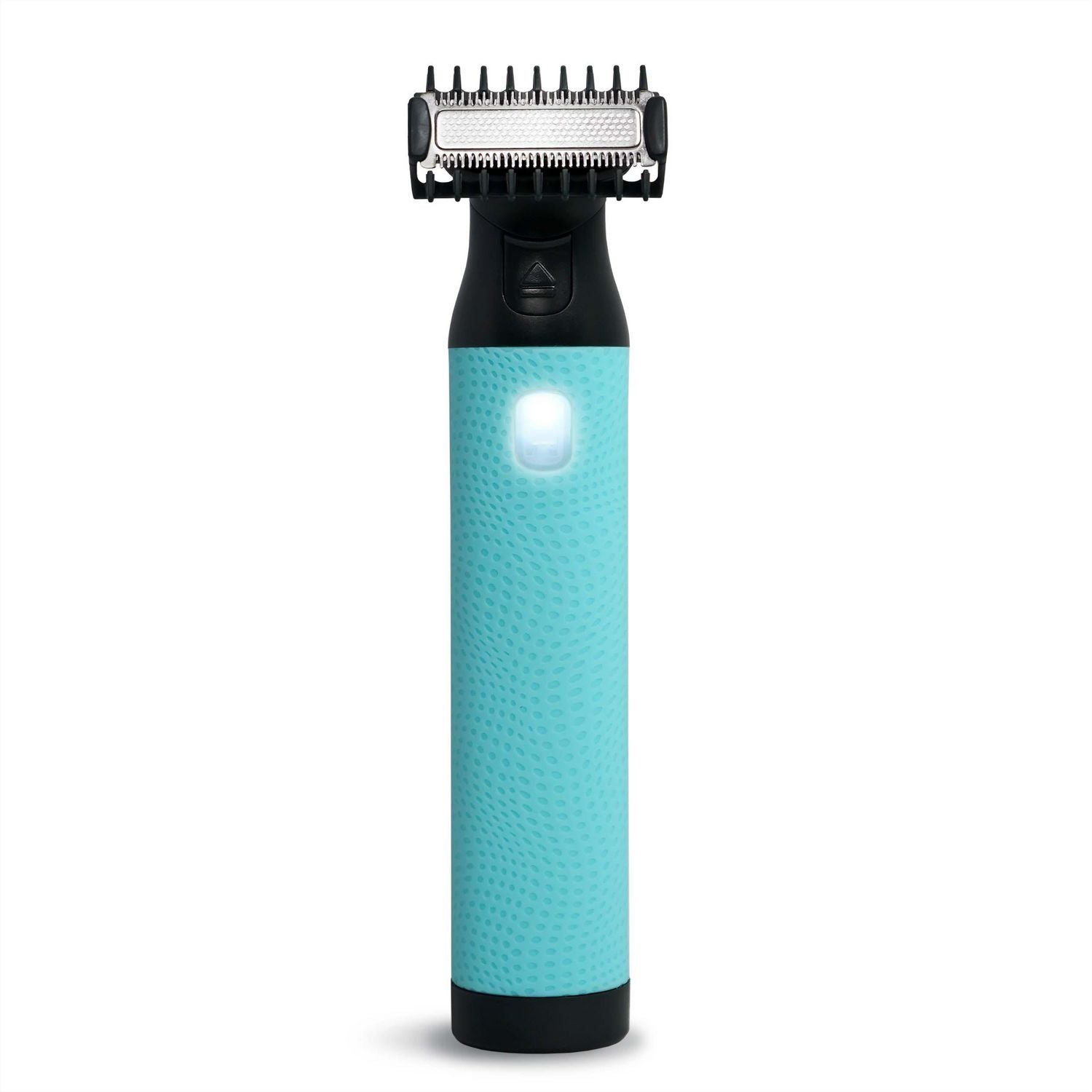 plusOne intimate groomer with pivoting blade and LED light