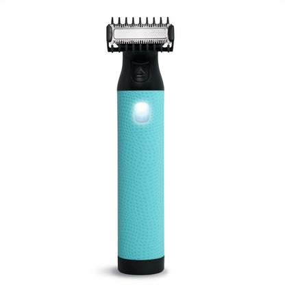 plusOne intimate groomer with pivoting blade and LED light