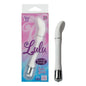 CalExotics Lulu Satin Scoop – White Compact 2-Speed Vibrator | PurpleNight.ca