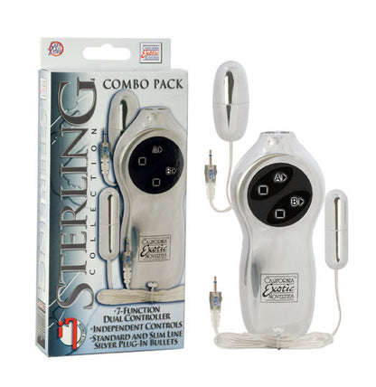 Wired Bullet Vibrator Set with 7-Function Controller