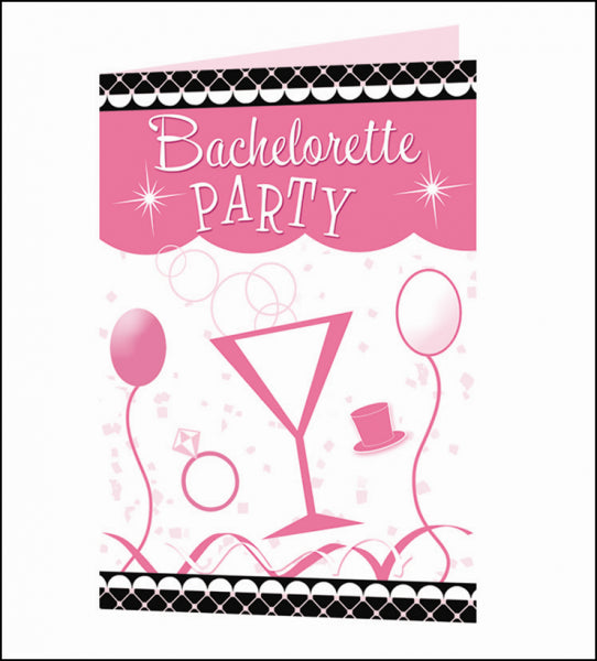 Hott Bachelorette Party Invitation 10 Pack