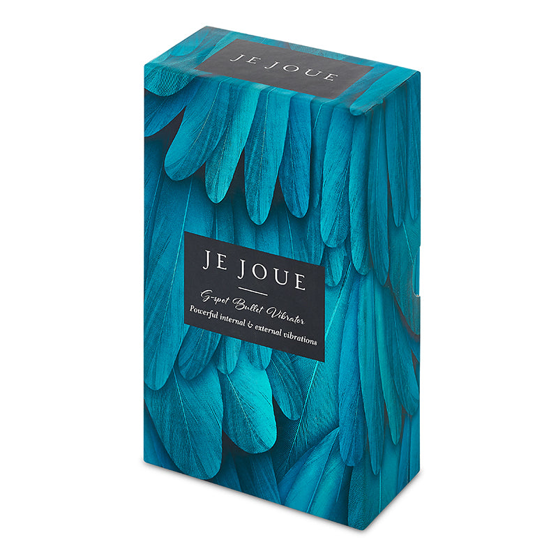 Je Joue G-Spot Bullet Vibrator with curved tip – angled front view