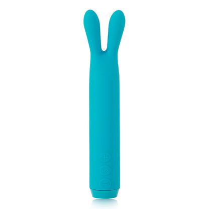 Je Joue Rabbit Silicone Bullet Vibrator with soft flexible ears for pinpoint clitoral stimulation, waterproof and rechargeable.