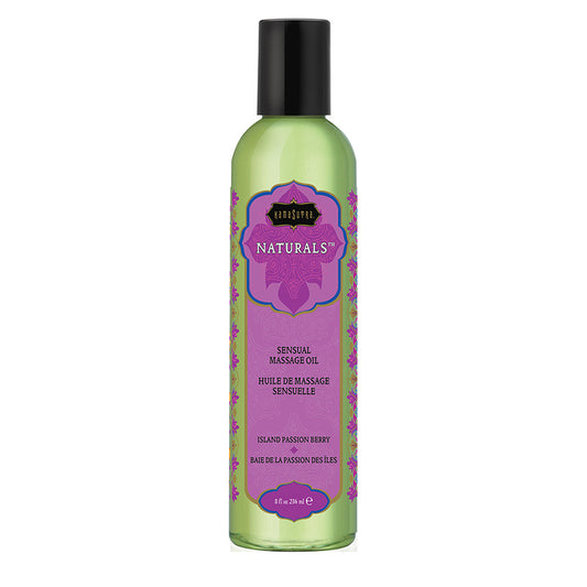 Kama Sutra Naturals Massage Oil – Island Passion Berry 8 oz