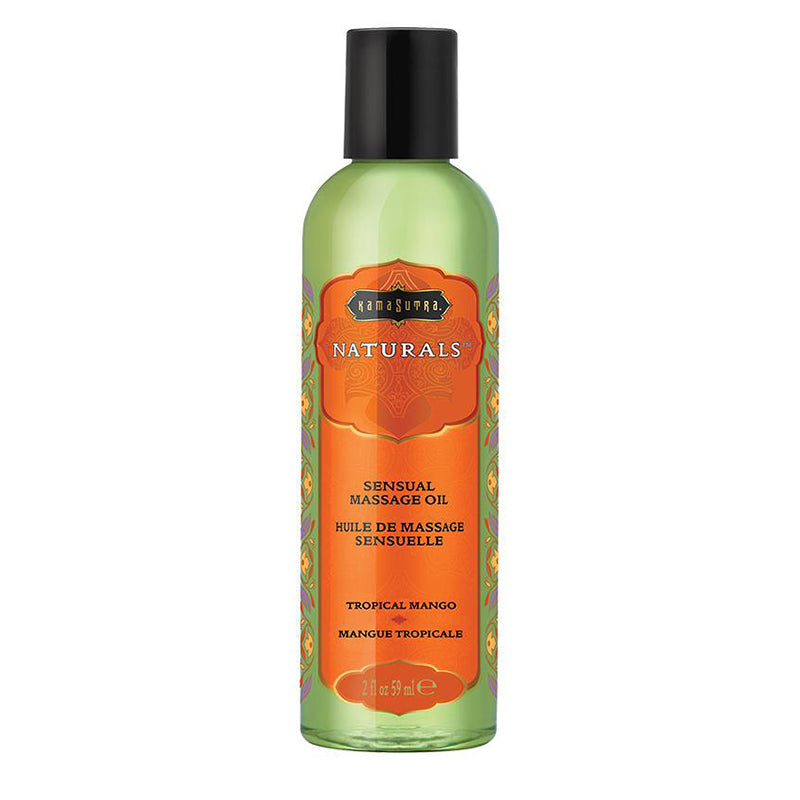 Kama Sutra Naturals Massage Oil Tropical Mango 2 oz