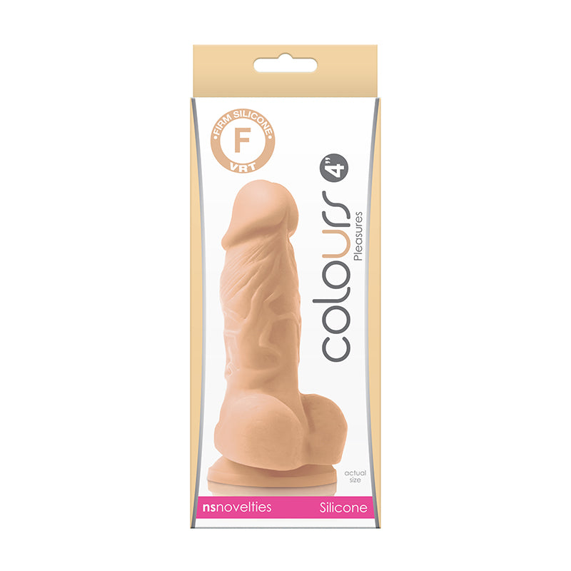 NS Colours Pleasures 4'' Dildo - Various Colors