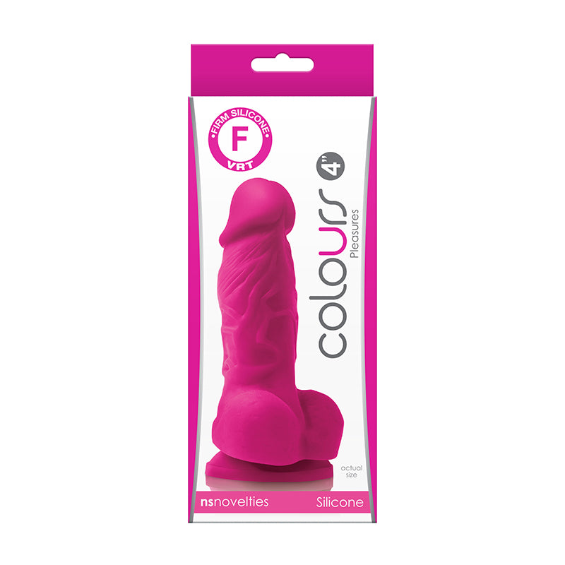 NS Colours Pleasures 4'' Dildo - Various Colors