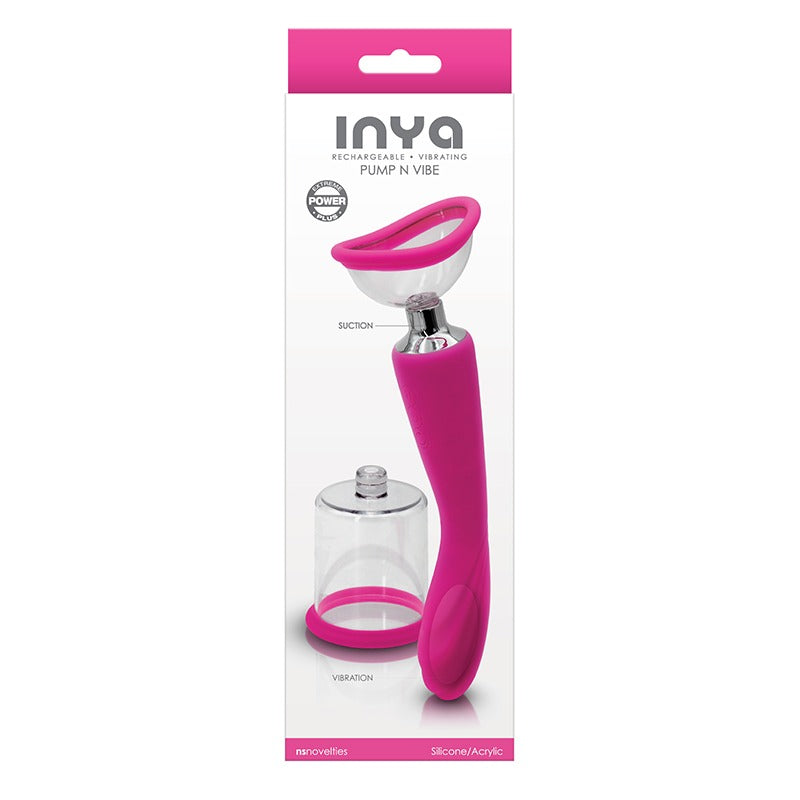 NS Novelties Inya Pump & Vibe – Dual Action Suction & Vibration