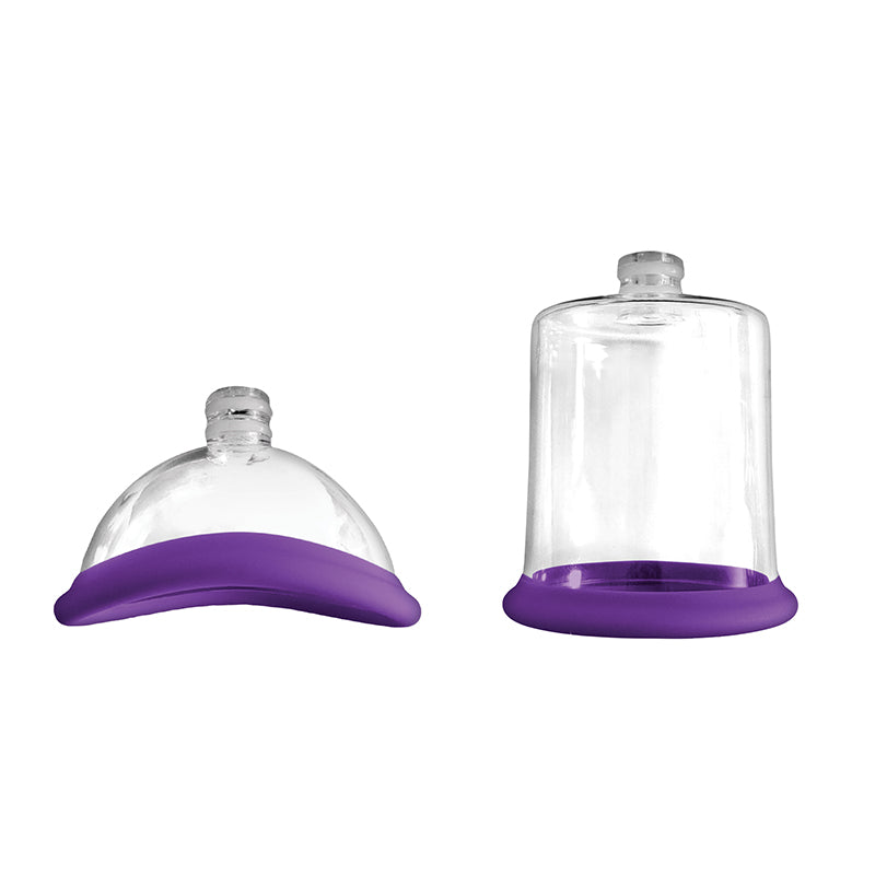 NS Novelties Inya Pump & Vibe – Pink dual-ended vibrator with suction cups for vaginal and nipple play

