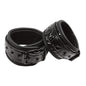 NS Novelties Sinful Ankle Cuffs in pink faux leather with soft neoprene padding