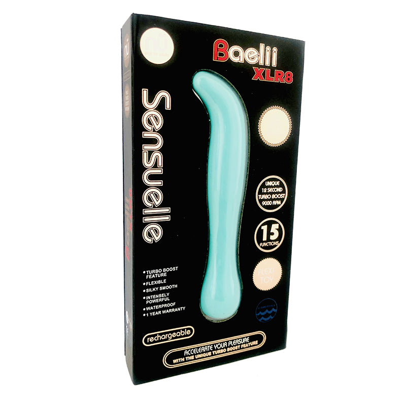 nü Sensuelle Baelii XLR8 Vibrator - Electric Blue / Ultra Violet