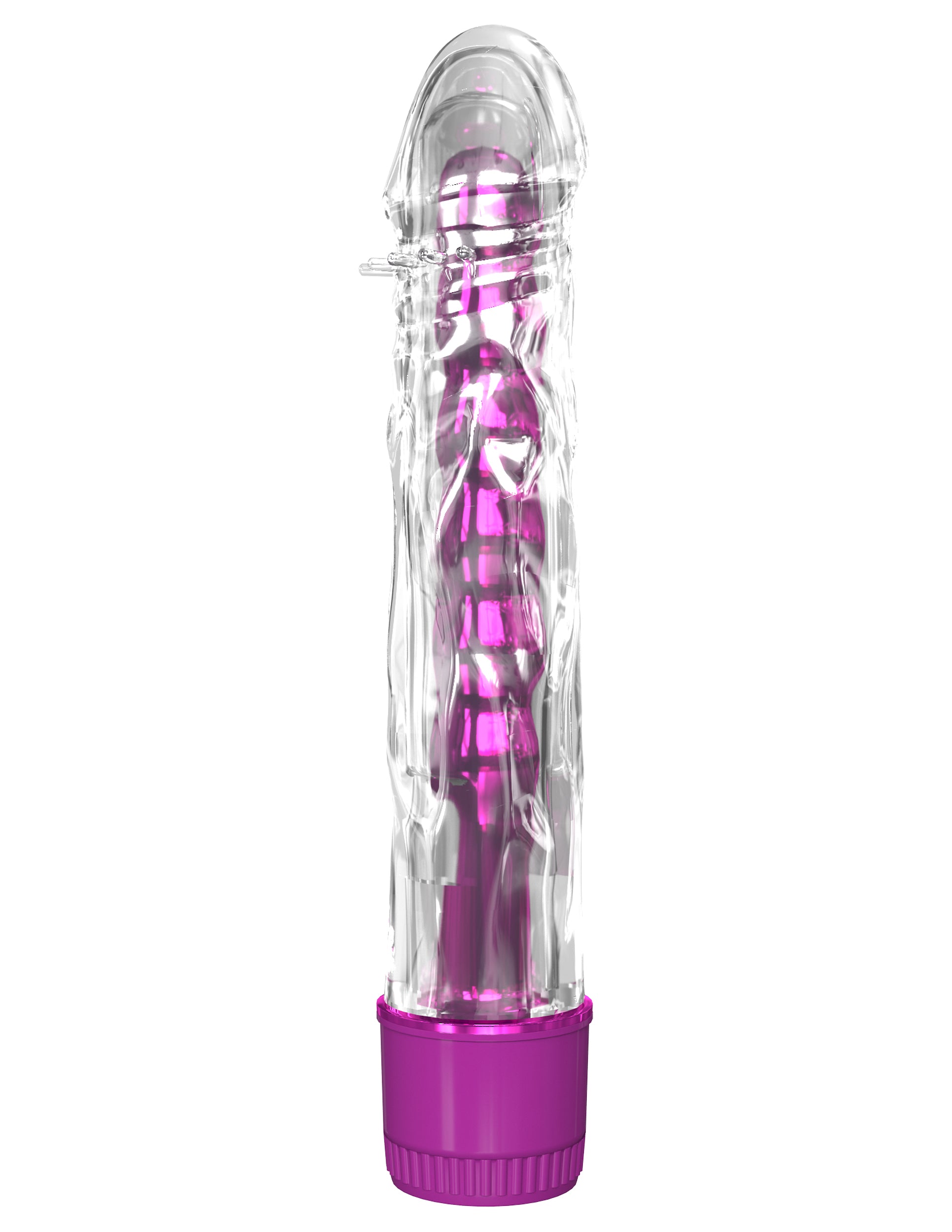 Mr. Twister Vibrator with Textured Sleeve – Dual-Use Beginner Toy by Pipedream