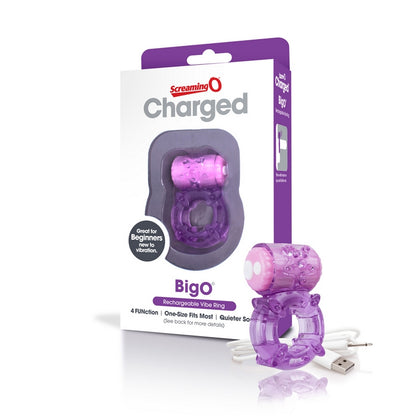 Screaming O Charged BigO Vibe Ring - Vibrating Cock Ring