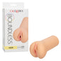 CalExotics Boundless Vulva Beige – realistic Pure Skin male stroker with soft textured canal and closed-end suction design