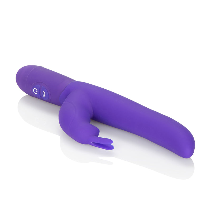 CalExotics Posh Bounding Bunny – Purple Slim Dual-Motor Vibrator with 10 Functions