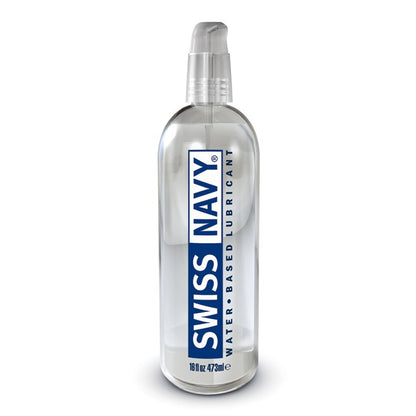 Swiss Navy Water Based Lube – clear, silky personal lubricant in pump bottle, compatible with toys and condoms  | PurpleNight.ca