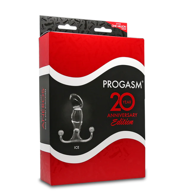 Aneros Progasm Black Ice prostate massager front view