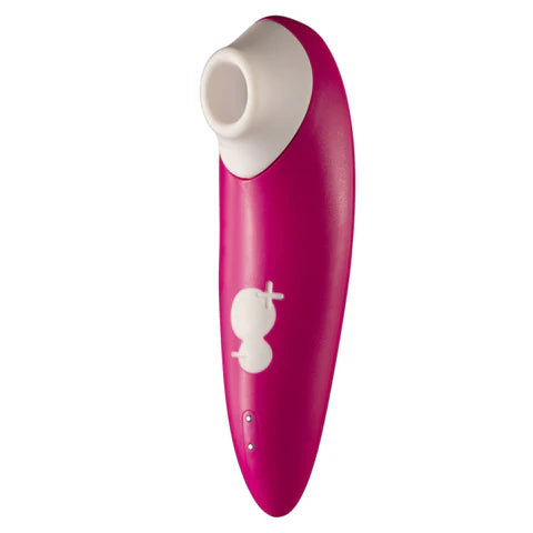 ROMP Shine Clitoral Stimulator in pink with soft silicone suction head