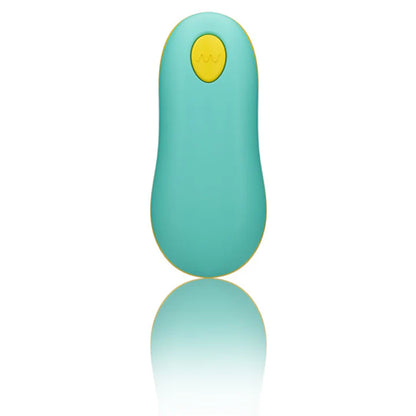 ROMP Cello vibrator next to USB cable and remote 