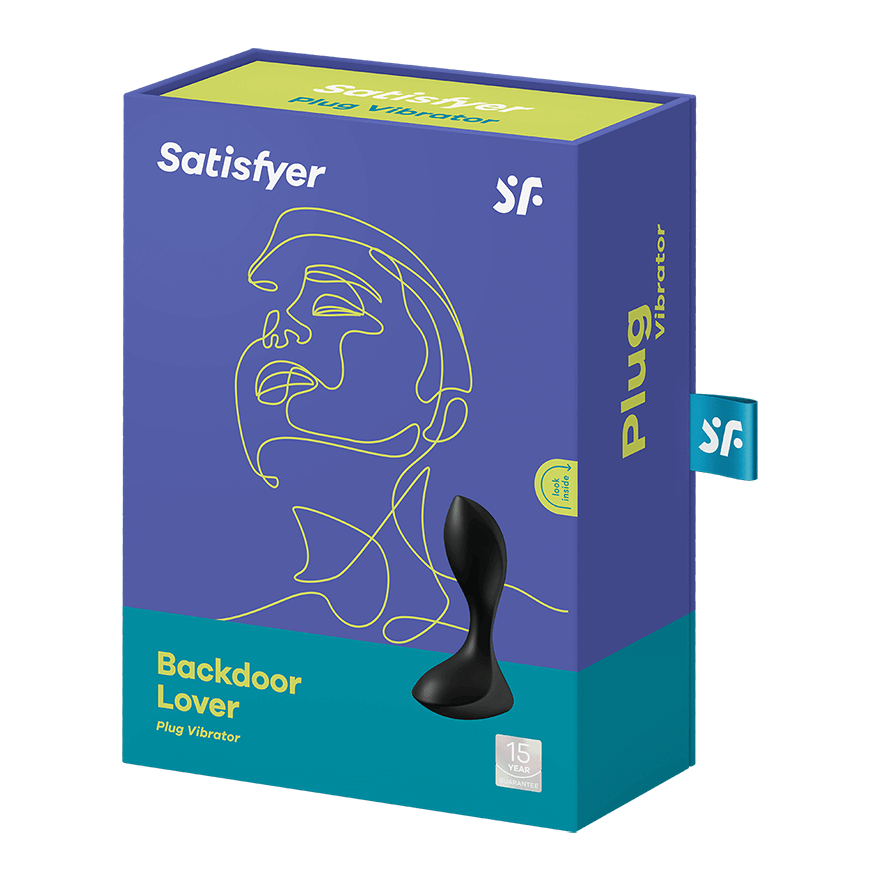 Satisfyer Backdoor Lover – beginner vibrating anal plug for men and women
