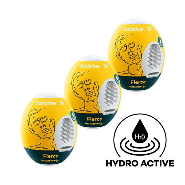 Satisfyer Masturbator Egg 3er Set (Fierce) - Yellow