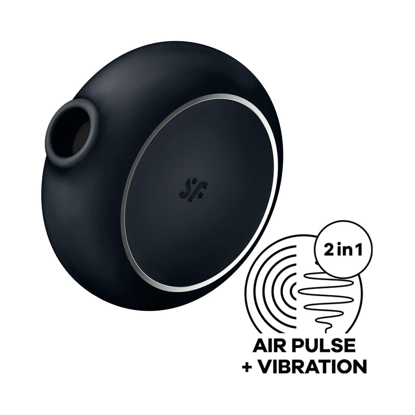 Satisfyer Pro To Go 3 – Compact air-pulse and vibration clitoral stimulator in sleek portable design
