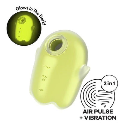 Satisfyer Glowing Ghost – Glow-in-the-Dark Air Pulse Clitoral Stimulator