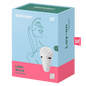 Satisfyer Little Wand white compact vibrator with rounded tip

